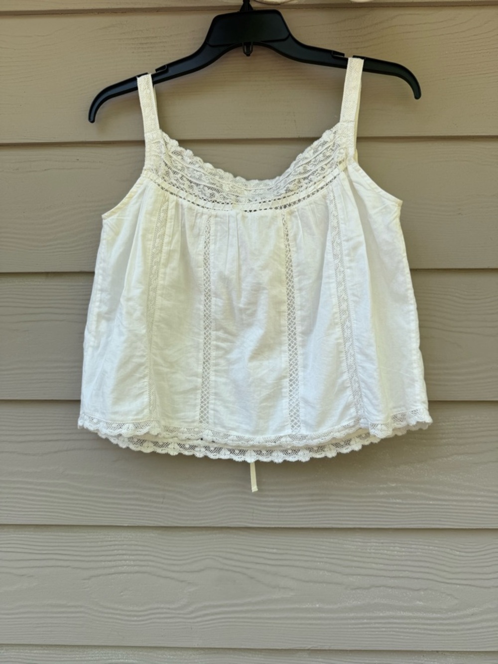 LoveShackFancy Lace Eyelet Camisole Top - Picture 2 of 16